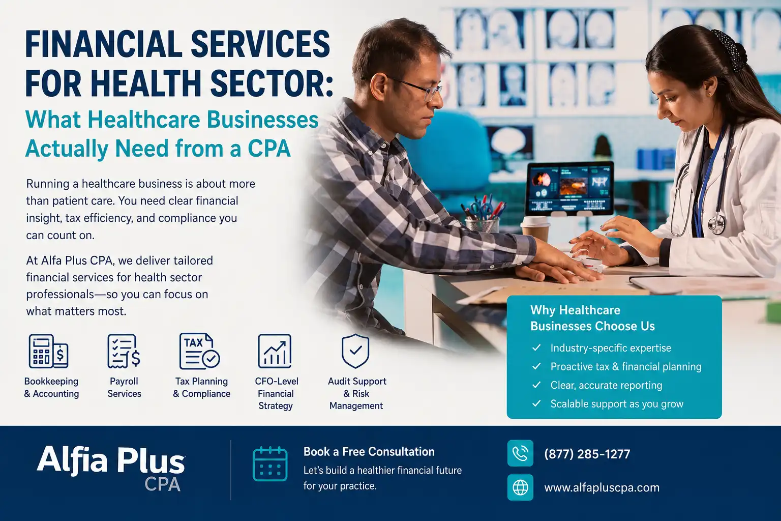 Financial Services for Health Sector- What Healthcare Businesses Actually Need from a CPA