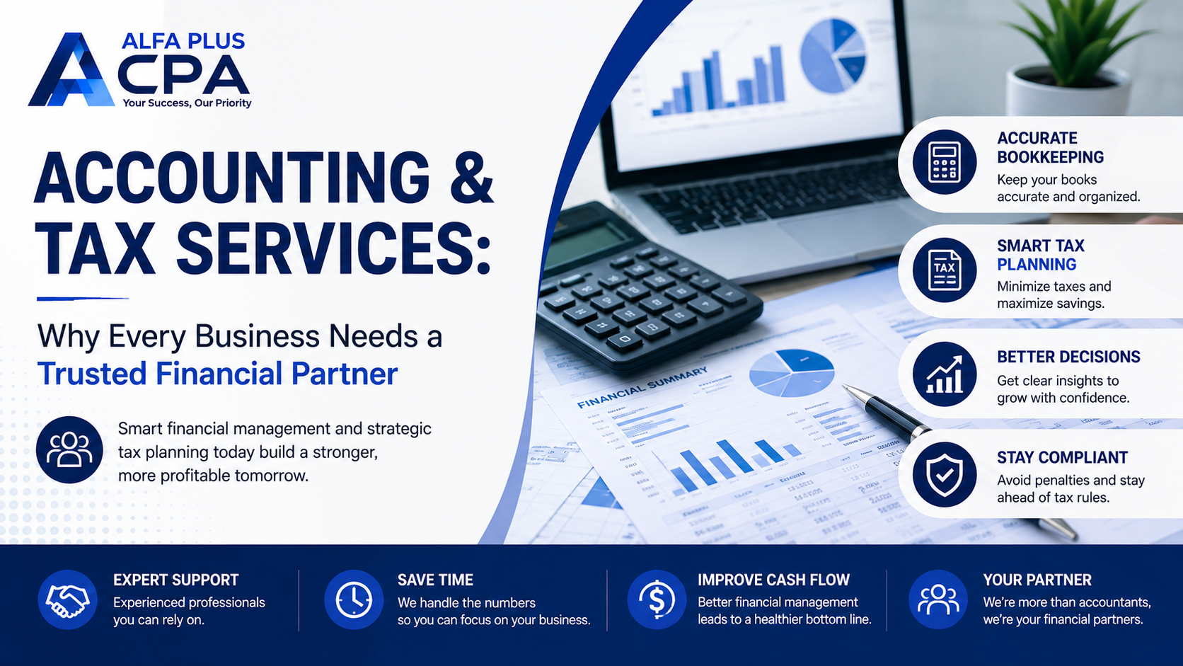 Accounting &amp; Tax Services: Why Every Business Needs a Trusted Financial Partner