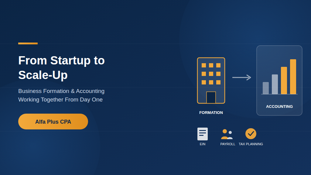 From Startup to Scale-Up: Why Business Formation and Accounting Should Go Hand in Hand